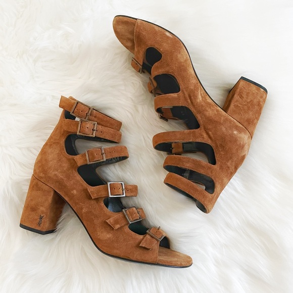 Yves Saint Laurent Gladiator Sandal Heels - Picture 6 of 10
